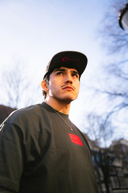 Gray Five-Panel Cap