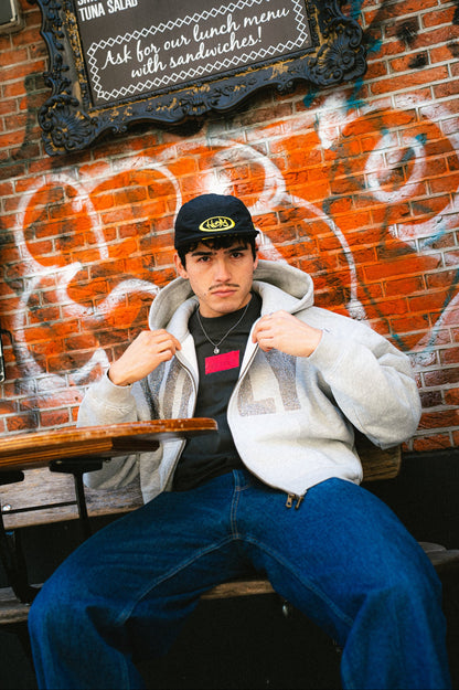 Black Five-Panel Cap