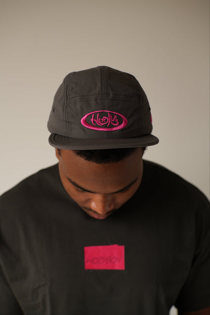Gray Five-Panel Cap